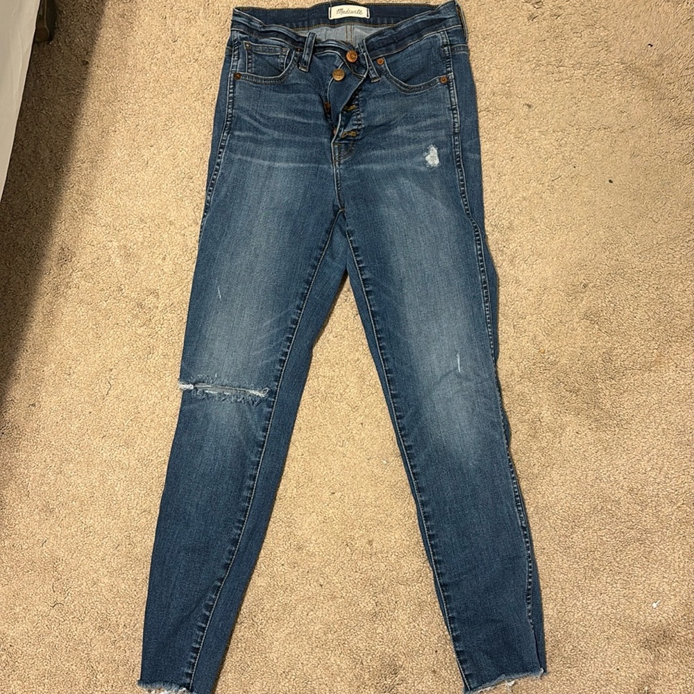Madewell high rise skinny jeans